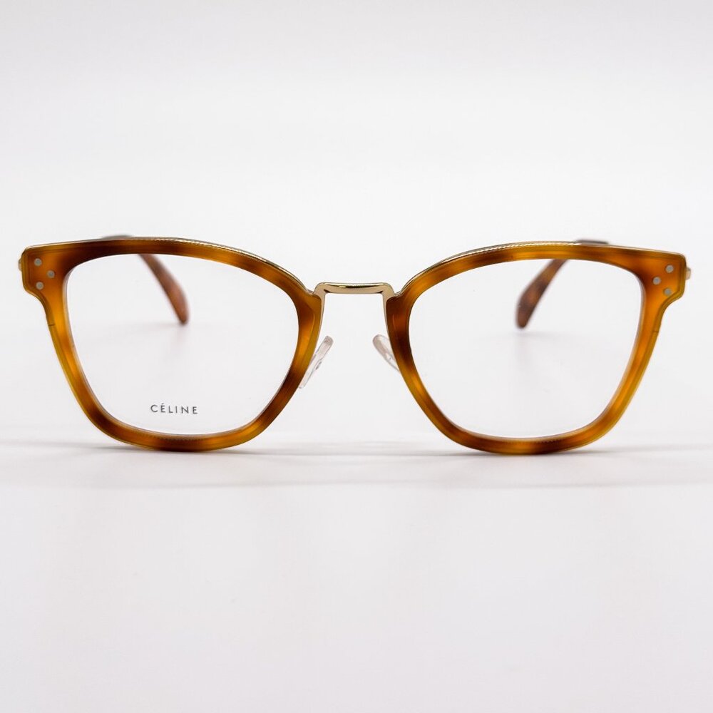 NEW CELINE CL 50002U 055 WOMEN LIGHT HAVANA EYEGLASSES CELINE CL50002U 055
